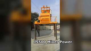 JS500कंक्रीट मिक्सर।